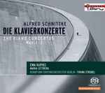 Cover for album: Alfred Schnittke ‎– Ewa Kupiec, Maria Lettberg, Rundfunk-Sinfonieorchester Berlin, Frank Strobel – Die Klavierkonzerte (The Piano Concertos Nos. 1 - 3)(SACD, Hybrid, Multichannel, Stereo, Album)