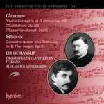 Cover for album: Glazunov · Schoeck - Chloë Hanslip, Orchestra Della Svizzera Italiana, Alexander Vedernikov – Violin Concertos(CD, Album)