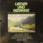 Cover for album: Jacques Ibert / Othmar Schoeck / Arnold Schoenberg / Jean Absil - Peter Naef, Wolfram Lorenzen – Lieder Und Gesänge(LP, Stereo)