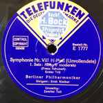 Cover for album: Franz Schubert / Berliner Philharmoniker, Erich Kleiber – Symphonie Nr. VIII H-Moll (Unvollendete)(3×Shellac, 12