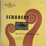 Cover for album: Schubert - Jean Fournier, Antonio Janigro, Paul Badura-Skoda – Trio In E Flat Major, Op. 100