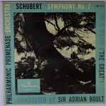 Cover for album: Schubert - Philharmonic Promenade Orchestra Conducted By Sir Adrian Boult – Symphony No. 7 In C Major (