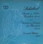 Cover for album: Schubert, Friedrich Wührer – Sonata In A For Piano (D.959) / Sonata In A Minor For Piano (D.537)