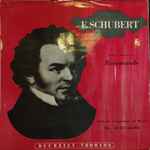 Cover for album: F. Schubert / Orchestre Symphonique De Munich Dir.: Kurt Redel – Rosamunde(LP, Album)