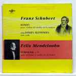 Cover for album: Franz Schubert, Felix Mendelssohn-Bartholdy, Huguette Fernandez, Orchestre De Chambre Jean-François Paillard, Jean-François Paillard – Rondo, Danses Allemandes, Symphonie No.9(LP, 10