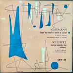 Cover for album: Schumann / G. Ricci, Societé Orchestrale De Rome , Dir. A. Vittori / Schubert, J. L. Mittmann – Concerto Pour Violencelle Et Orchestre En La Mineur/ Sonata Pour Violoncelle Et Piano(LP, Mono)
