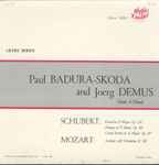 Cover for album: Paul Badura-Skoda, Jörg Demus, Franz Schubert, Wolfgang Amadeus Mozart – Piano: 4 Hands(LP, Album, Mono)