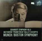 Cover for album: Schubert / Beethoven - Munch, Boston Symphony – Schubert Symphony No. 2 / Beethoven 