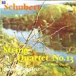Cover for album: Franz Schubert, Janáček Quartet – String Quartets No. 13 In A Minor, Op. 29