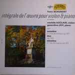 Cover for album: Franz Schubert, Michèle Auclair, Geneviève Joy – Intégrale De L'oeuvre Pour Violon Et Piano (Vol. 2)