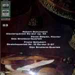 Cover for album: Robert Schumann - Franz Schubert - Smetana Quartet, Pavel Štěpán – Klavierquintett Es-Dur Op.44 - Streichquartett Nr.10 Es-Dur D 87