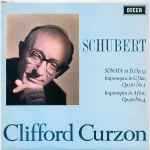 Cover for album: Schubert, Clifford Curzon – Sonata In D, Op.53 / Impromptu In G Flat, Op.90 No.3 / Impromptu In A Flat, Op.90 No.4