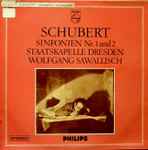 Cover for album: Schubert, Wolfgang Sawallisch, Staatskapelle Dresden – Sinfonien Nr. 1 Und 2