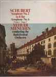Cover for album: Schubert, Bath Festival Orchestra, Yehudi Menuhin – Symphony No. 2 In B Flat / Symphony No. 6 (