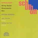 Cover for album: Schulhoff, Kocian Quartet, Jan Talich (2), Evžen Rattay – String Sextet / Divertimento / Duo(CD, Stereo)