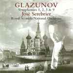 Cover for album: Jose Serebrier, Royal Scottish National Orchestra – Glazunov Symphonies 1, 2, 3 & 9(2×CD, )