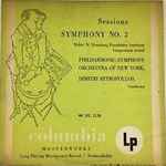 Cover for album: Sessions - Philharmonic-Symphony Orchestra Of New York, Dimitri Mitropoulos – Symphony No. 2(LP, 10