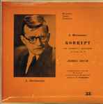 Cover for album: Dmitri Shostakovich / Leonid Kogan, Moscow Philharmonic Orchestra, Kiril Kondrashin – Concerto per violino e orchestra op. 99