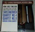 Cover for album: Shostakovich, Borodin String Quartet – Quartet No. 4 · Quartet No. 8