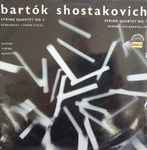 Cover for album: Slovak String Quartet / Bartok / Shostakovich / Stravinsky - Webern – String Quartet No. 4 / String Quartet No. 7 / Three Pieces / Six Bagatelles(LP, Stereo)