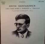 Cover for album: Dmitri Shostakovich, Sergej Prokofiev, Vladimir Pleshakov – Early Piano Works(LP, Stereo)