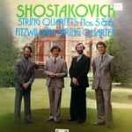 Cover for album: Shostakovich, Fitzwilliam String Quartet – String Quartets Nos. 5 & 6(LP, Stereo)