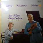 Cover for album: Sjögren, Schumann, Sibelius, Leo Berlin, Greta Erikson – Sonata Nr 1 För Violin Och Piano G-Moll / Sonata Nr 1 För Violin Och Piano A-Moll / Rondino(LP, Album)