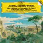 Cover for album: Mendelssohn, Schubert / Philharmonia Orchestra, Sinopoli – Schubert: Symphony No.8 