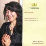 Cover for album: Beethoven, Martha Argerich, Giuseppe Sinopoli – Piano Concerto No. 1;  Piano Concerto No. 2(CD, Album, Reissue)