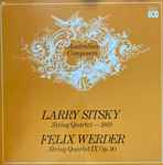 Cover for album: Austral String Quartet, Larry Sitsky, Felix Werder – Australian Composers(LP, Album, Stereo)