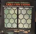 Cover for album: Paganini ∙ Stamitz ∙ Hoffmeister, Atar Arad ∙ Philharmonia Hungarica ∙ Reinhard Peters – Viola Concertos(LP, Stereo)