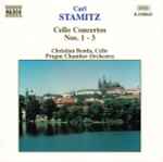 Cover for album: Carl Stamitz, Christian Benda, Prague Chamber Orchestra – Cello Concertos Nos. 1 - 3