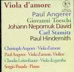 Cover for album: Paul Angerer, Giovanni Battista Toeschi, Johann Nepomuk David, Carl Stamitz, Paul Hindemith, Christoph Angerer, Paul Angerer, Claudia Leitenbauer, Sergio Posada (2) – Viola D'amore(CD, )