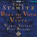 Cover for album: Carl Stamitz, Vilmos Szabadi, Péter Bársony – Duos For Violin And Viola Vol. 2(CD, Album, Stereo)