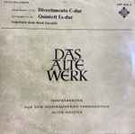 Cover for album: Joseph Haydn, Carl Stamitz, Nederlands Radio Barok Ensemble, Meindert Boekel – Haydn Diveritmento C-Dur und Stamitz Quintett Es-Dur(LP, Album, Mono)