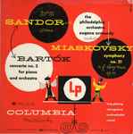 Cover for album: Bartók / Miaskovski, Gyorgy Sandor , With The Philadelphia Orchestra , Conductor Ormandy – Concerto No. 3 For Piano And Orchestra / Symphony No. 21 In F-sharp Minor, Op. 51