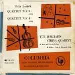 Cover for album: Béla Bartók - The Juilliard String Quartet, R. Mann, R. Koff, R. Hillyer, A. Winograd – Quartet No. 3 (1927) / Quartet No. 4 (1928)