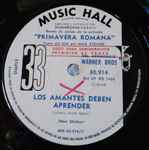 Cover for album: Max Steiner, Emilio Pericoli – Los Amantes Deben Aprender (Lovers Must Learn) / Al DI La (Mas Alla)(7