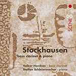 Cover for album: Stockhausen - Volker Hemken, Steffen Schleiermacher – Bass Clarinet & Piano(CD, Album)