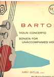 Cover for album: Bartok, Ivry Gitlis, Vienna Pro Musica Orchestra, Jascha Horenstein – Violin Concerto - Sonata For Unaccompanied Violin