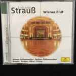 Cover for album: Johann Strauss Jr., Josef Strauß, Johann Strauss Sr., Wiener Philharmoniker, Berliner Philharmoniker, Maazel, Karajan, Böhm, Fricsay – Johann Strauss - Wiener Blut(CD, Compilation)