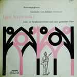 Cover for album: Symphony Of Psalms (Sung In Latin) - L'Histoire Du Soldat (Suite)(LP)