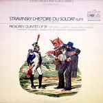 Cover for album: Stravinsky / Prokofiev, Chamber Ensemble, Gennady Rozhdestvensky – L'Histoire Du Soldat - Suite (The Story Of The Soldier) / Quintet, Op. 39 For Oboe, Clarinet, Violin, Viola & Bass