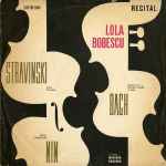 Cover for album: Bach / Nin / Stravinski - Lola Bobescu / Mariana Kabdebo – Recital: Sonata Nr. 3 Pentru Vioară Și Pian / Patru Comentarii / Suita Italiană