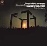 Cover for album: Ginastera / Stravinsky - The Juilliard Quartet – String Quartet No. 2 / Three Pieces For String Quartet; Concertino For String Quartet(LP, Album)