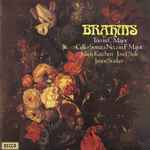 Cover for album: Brahms, Julius Katchen, Josef Suk, Janos Starker – Trio In C Major / Cello Sonata No. 2 In F Major