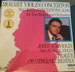 Cover for album: Mozart, Josef Suk, Prague Chamber Orchestra – Mozart Violin Concertos No. 7 K271a / Concertone K190 For Two Violins And Orchestra