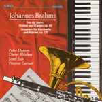 Cover for album: Johannes Brahms, Peter Damm, Dieter Klöcker, Josef Suk, Werner Genuit – Trio Für Horn, Violine Und Klavier, Op. 40 / Sonaten Für Klarinette Und Klavier, Op. 120