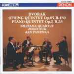 Cover for album: Dvořák / Smetana Quartet, Josef Suk, Jan Panenka – String Quintet Op. 79 B.180, Piano Quintet Op.5 B.28(CD, Album, Stereo)