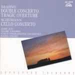 Cover for album: Brahms / Schumann - Josef Suk, André Navarra, Karel Ančerl, The Czech Philharmonic Orchestra – Double Concerto / Tragic Overture / Cello Concerto(CD, Compilation, Reissue, Stereo)